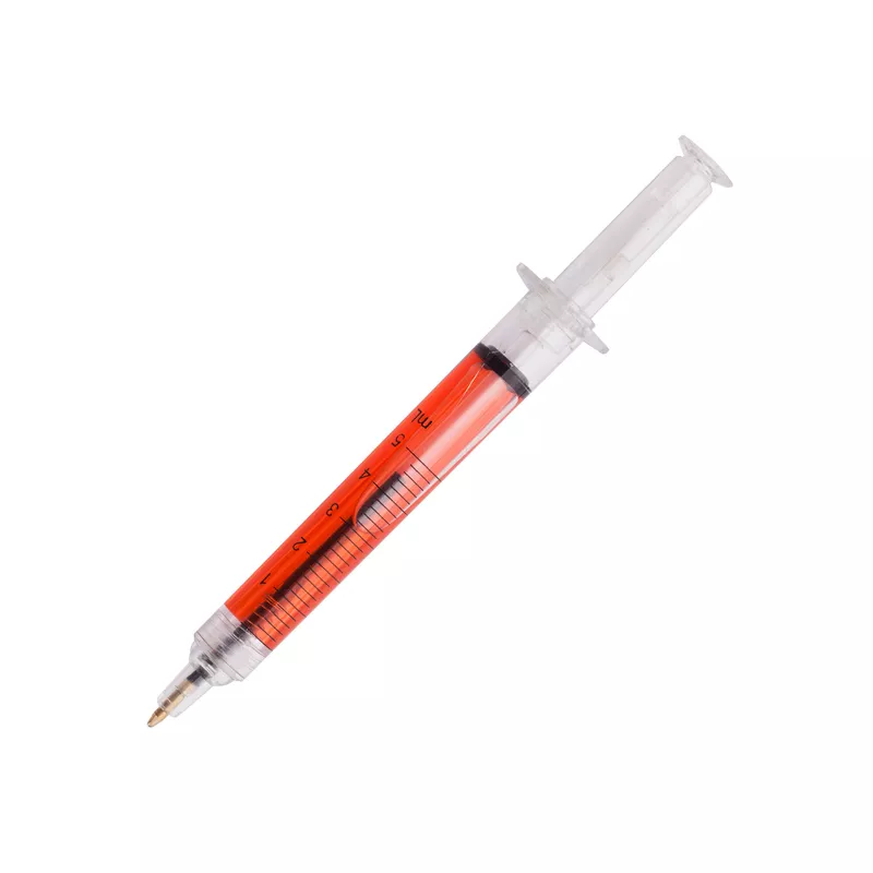 Długopis strzykawka CURE - czerwony (R73429.08)