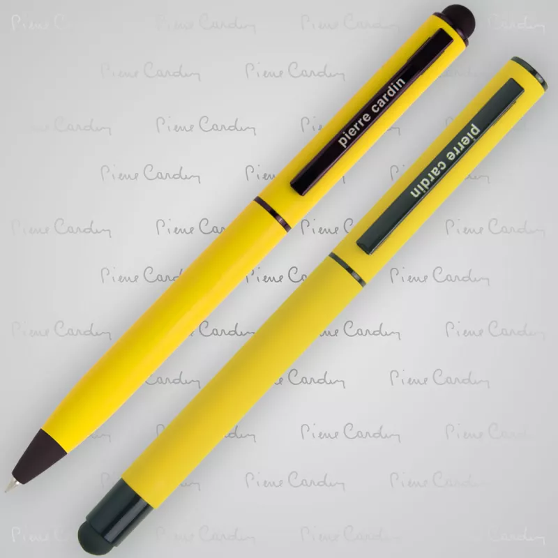 Zestaw piśmienny touch pen, soft touch CELEBRATION Pierre Cardin - żółty (B0401000IP308)