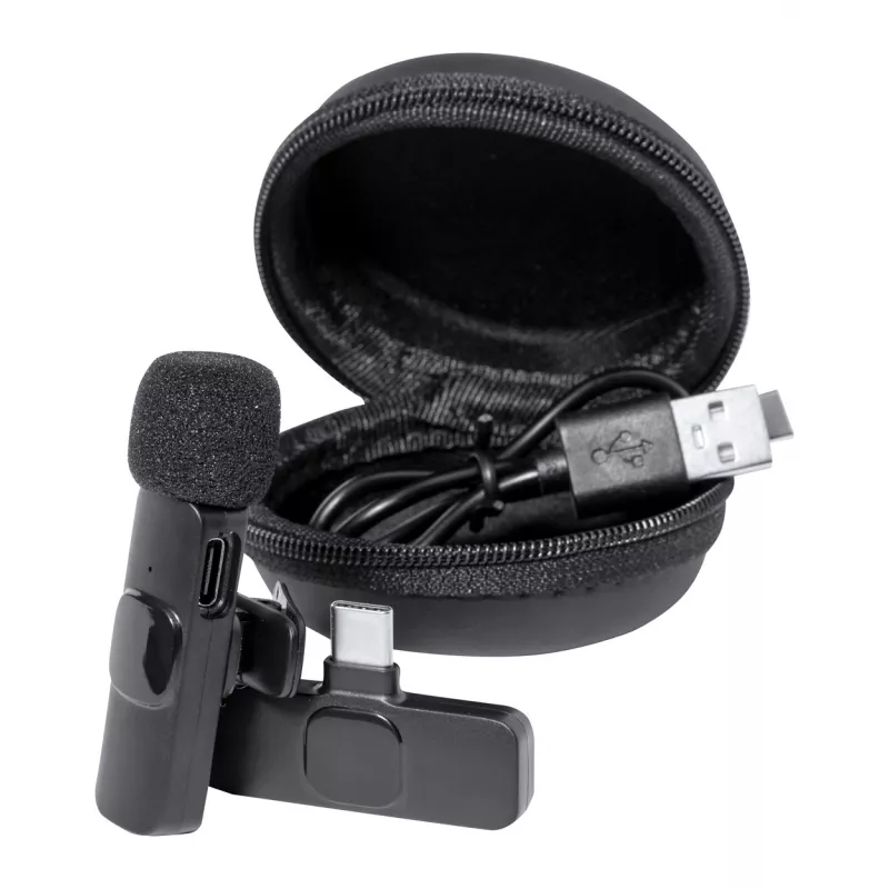 Mikrofon bezprzewodowy Spart - czarny (AP734243-10)