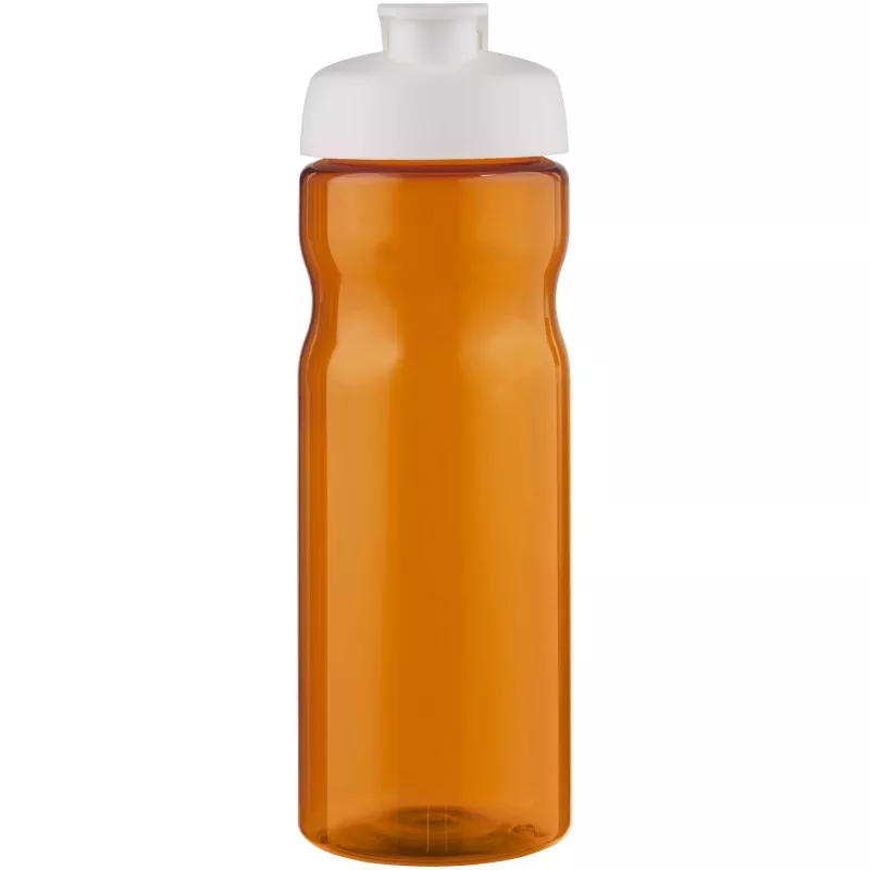Bidon H2O Base® o pojemności 650 ml z wieczkiem zaciskowym - Biały-Pomarańczowy (21004530)