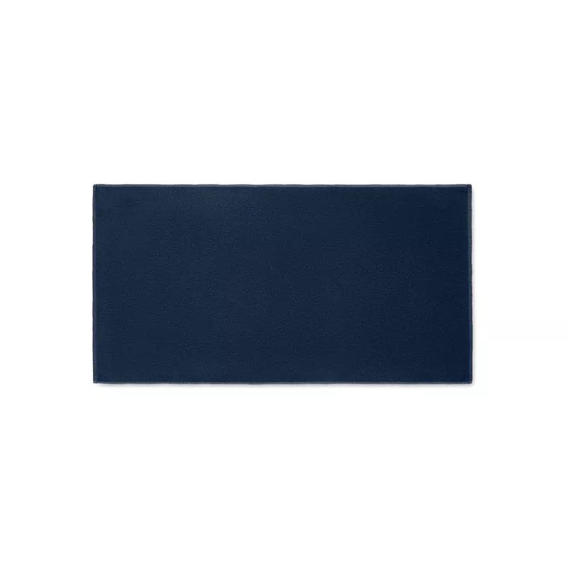 Ręcznik żakardowy SEAQUAL® 70x140 cm 500 g/m² SAND - Niebieski (MO2059-04)
