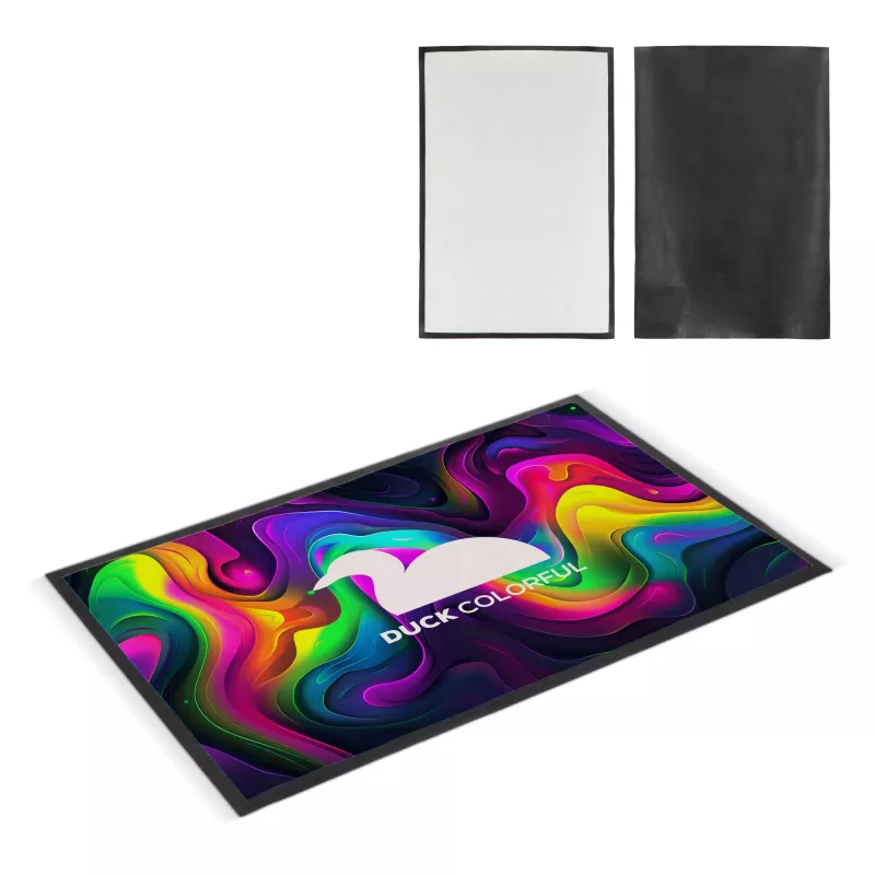 Wycieraczka z dowolnym nadrukiem full color, z logo firmy  60x90 cm - czarny (LT97201-N0002)