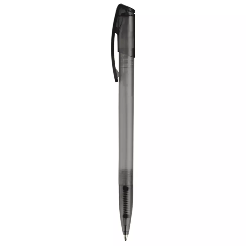 Długopis plastikowy Deniro Frosty - czarny  mrożony (LT87952-N5402)