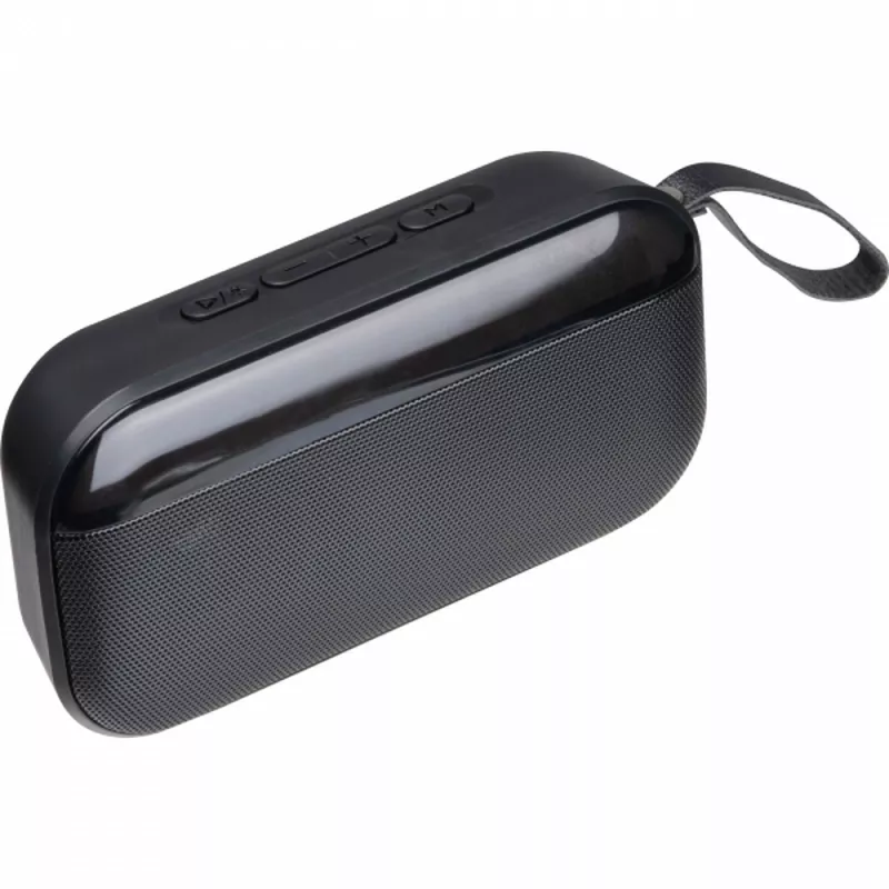 Głośnik bluetooth podświetlany LED MIRELA - czarny (3524303)