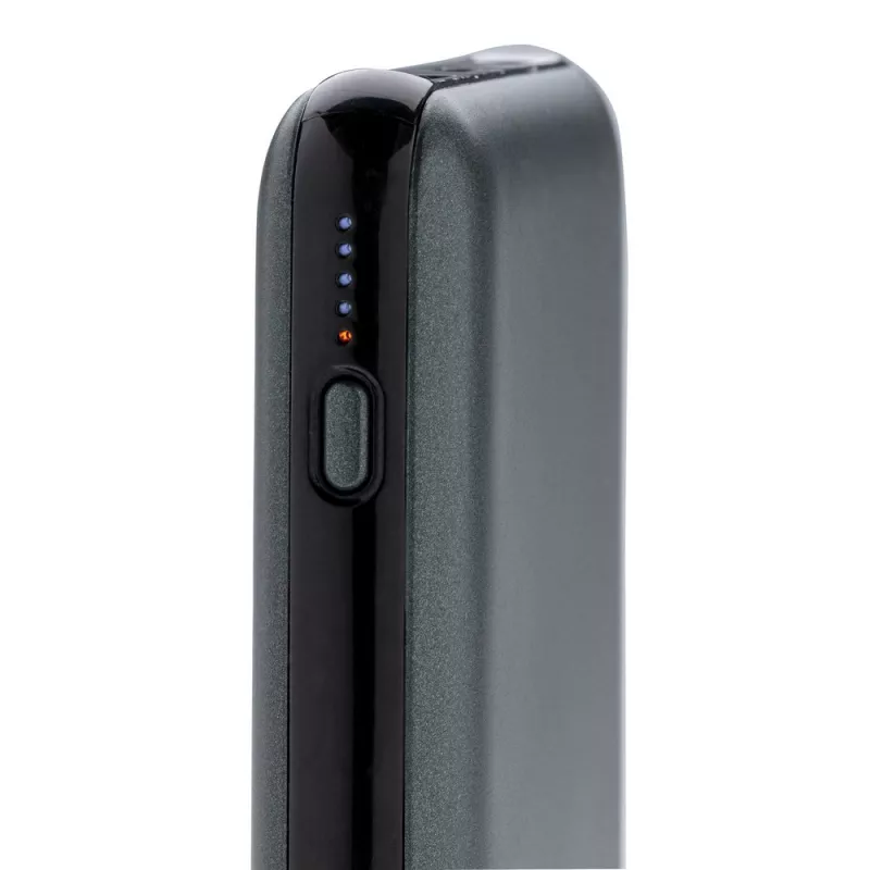 Bezprzewodowy power bank 10000 mAh z PD - szary (P322.142)