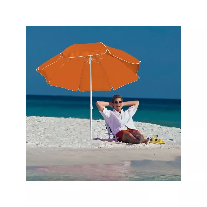 Parasol plażowy FORT LAUDERDALE - pomarańczowy (507010)