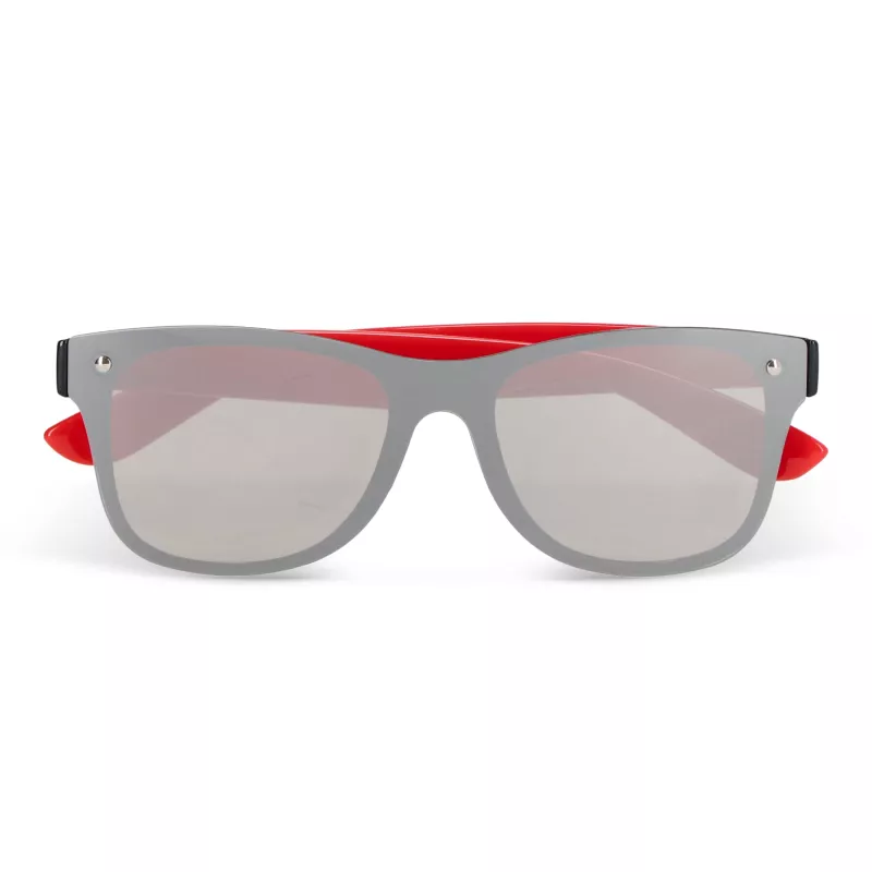 Okulary przeciwsłoneczne Justin R-PC z lustrzanymi soczewkami UV400 - czerwony (LT86731-N0021)