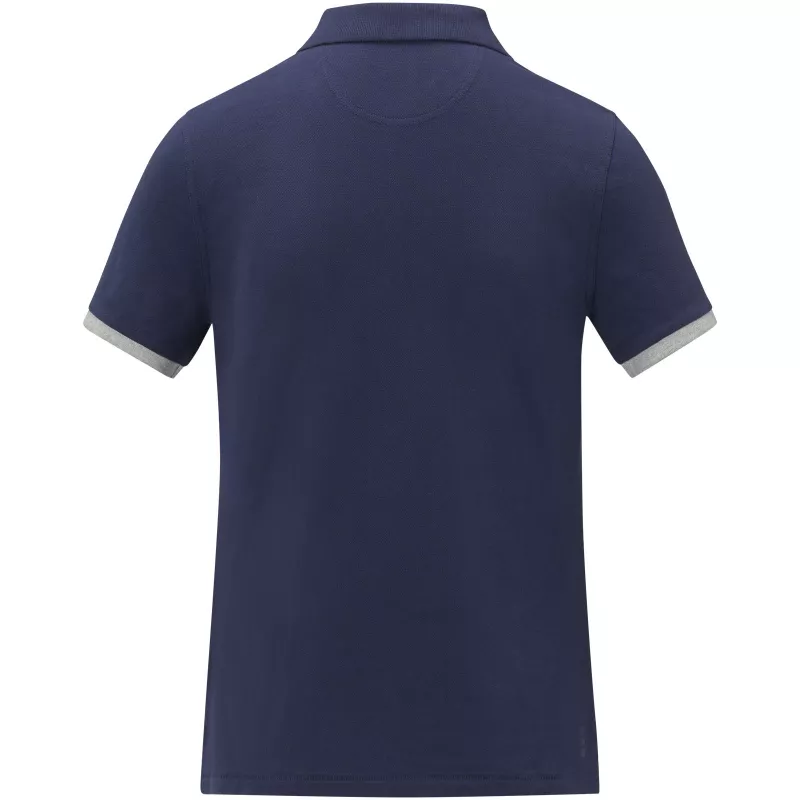 Damska koszulka polo duotone Morgan z krótkim rękawem - Granatowy (38111-NAVY)