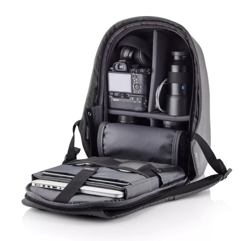 Bobby Hero XL plecak chroniący przed kieszonkowcami - szary, czarny (P705.712)