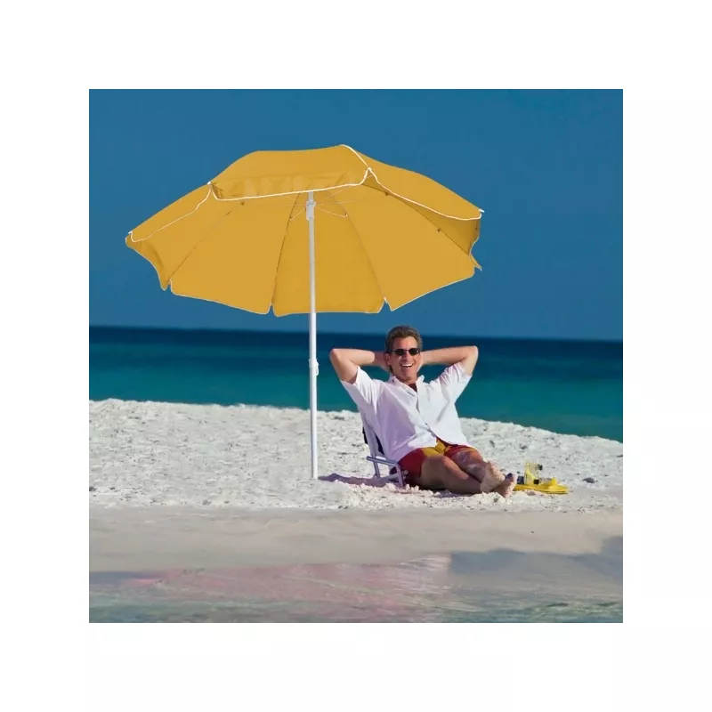 Parasol plażowy FORT LAUDERDALE - żółty (507008)