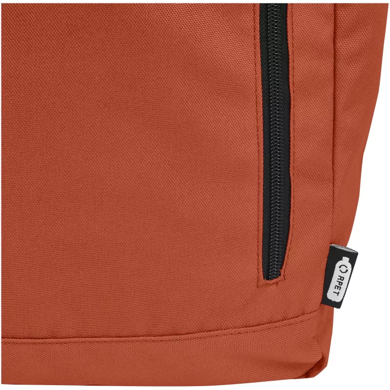 Byron plecak na laptopa 15,6 cala z tworzywa RPET z certyfikatem GRS z zawijanym zamknięciem, 18 l - Brick (12065932)