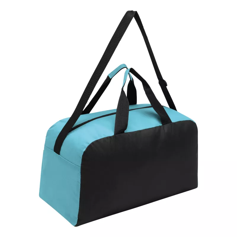 Sportowa torba - czarny, jasnoniebieski (56-0808536)