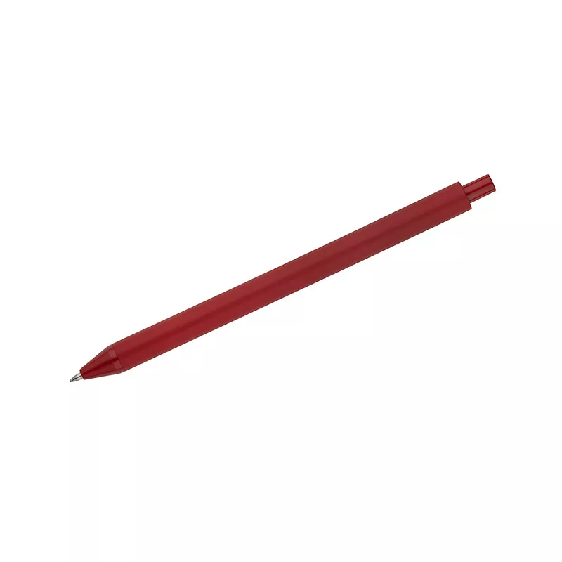 Długopis z powłoką soft touch FULKO - czerwony (19829-04)