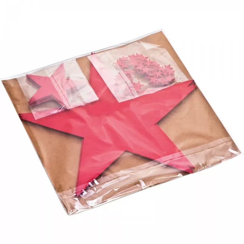 Zestaw podkładek z filcu gwiazdki CATERINA - czerwony (9335905)