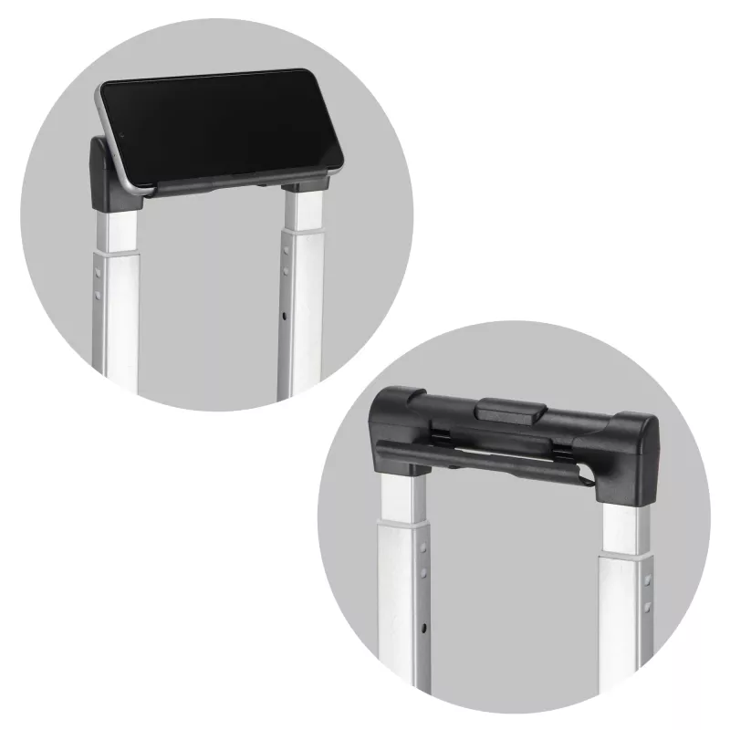 Wózek podróżny pod siedzenie 14 cali (35.6cm) - szary (LT95398-N0061)