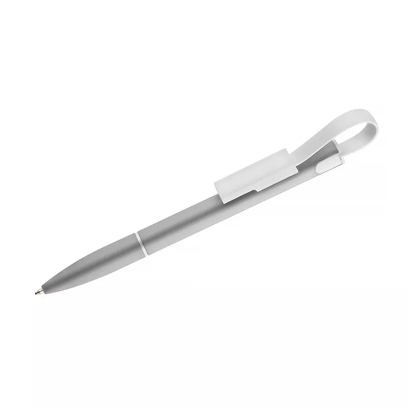 Długopis z kablem USB CHARGE - szary (19638-14)