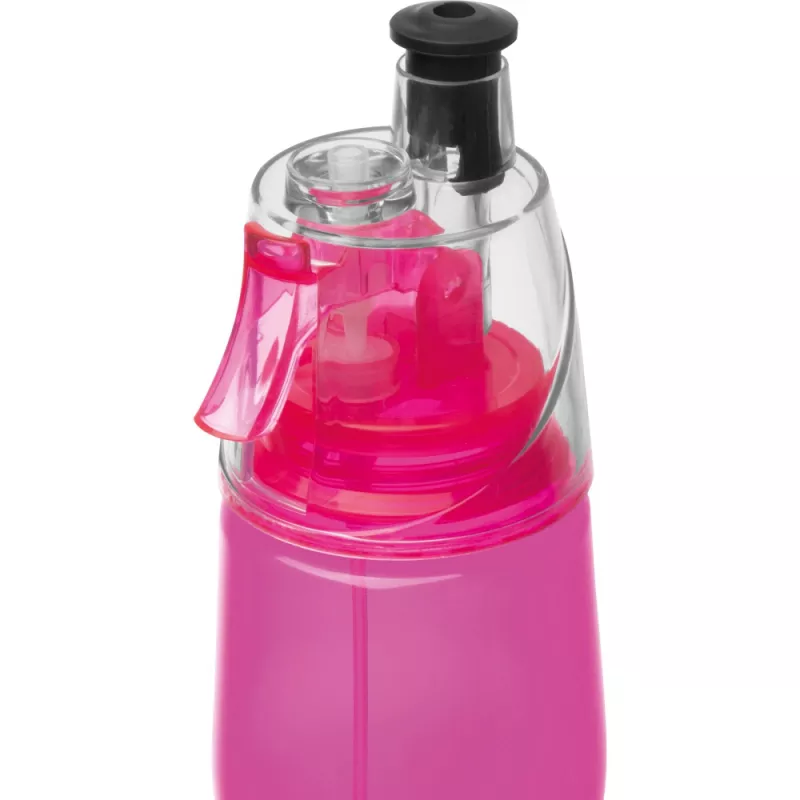 Bidon 700 ml ze spryskiwaczem - różowy (6259211)