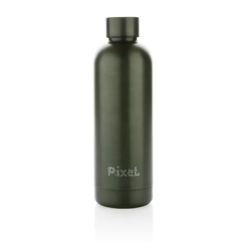Butelka termiczna 500 ml, stal nierdzewna z recyklingu - zielony (P435.707)