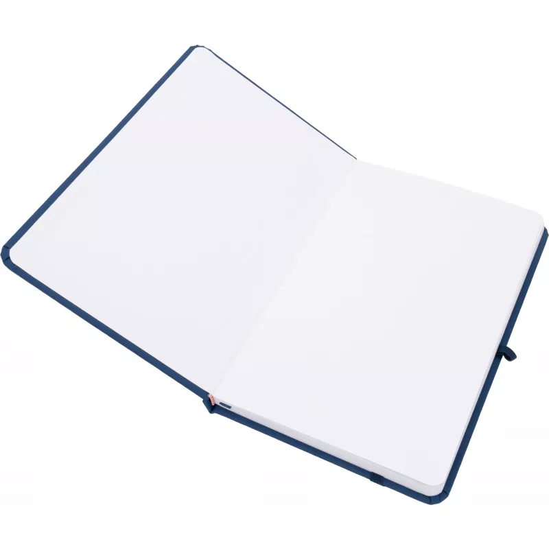 Notatnik A5 w linie z materiałów z recyklingu LORENA - niebieski (2875904)