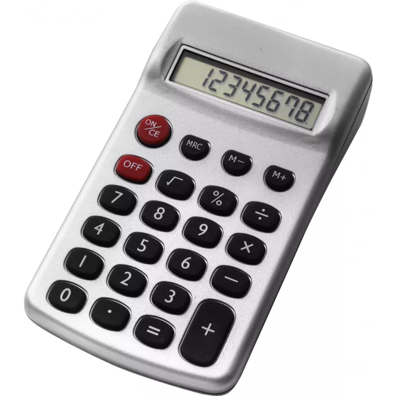 Kalkulator - srebrny (V3111-32)