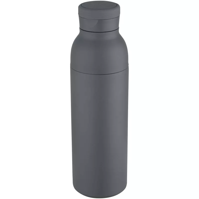 Illuminate butelka termiczna o pojemności 650 ml z podwójnymi ściankami, wykonana ze stali nierdzewnej z recyklingu z certyfikatem RCS. - Twilight Grey (10083883)