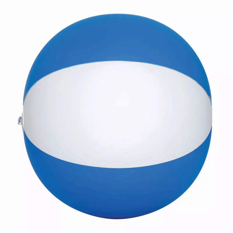 Nadmuchiwana piłka plażowa - biały, niebieski (56-0602076)