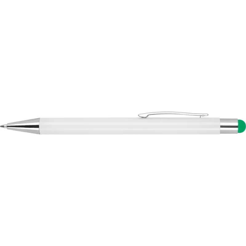 Długopis z touch penem - zielony (1323809)