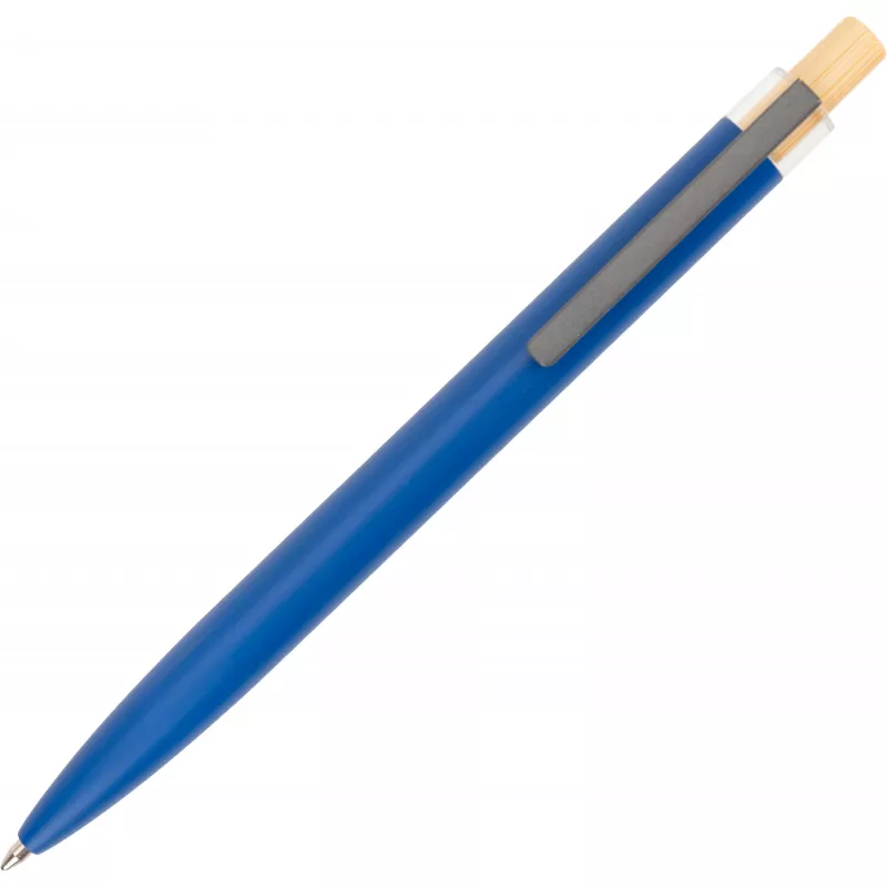 Zestaw piśmienny długopis półżelowy i ołówek automatyczny z aluminium z recyklingu SIEGFRIED - niebieski (1442604)