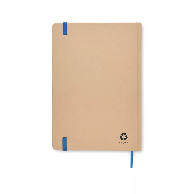 Notes A5 z recyklingu 80 kartek w kratkę EVERWRITE - Niebieski (MO6892-04)