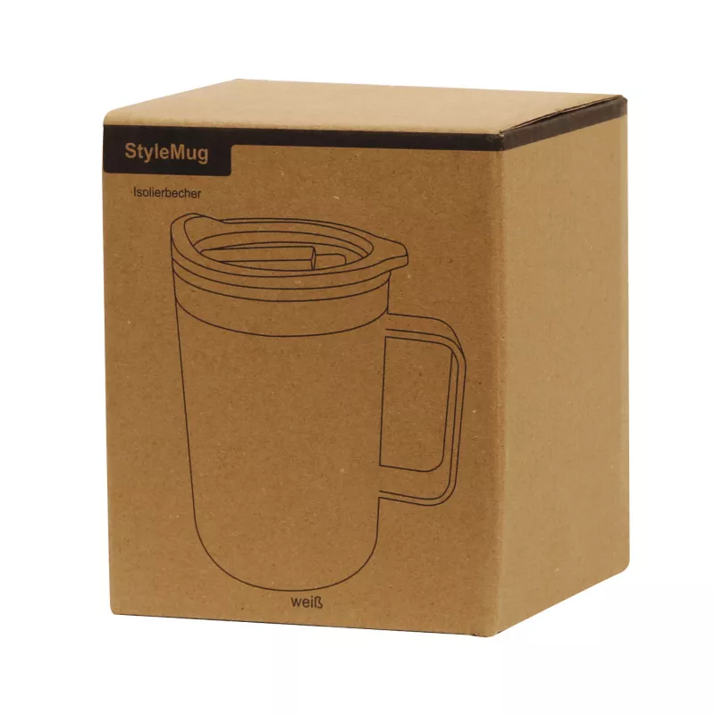 Kubek termiczny z podwójną izolacją STYLEMUG - biały (56-0304569)