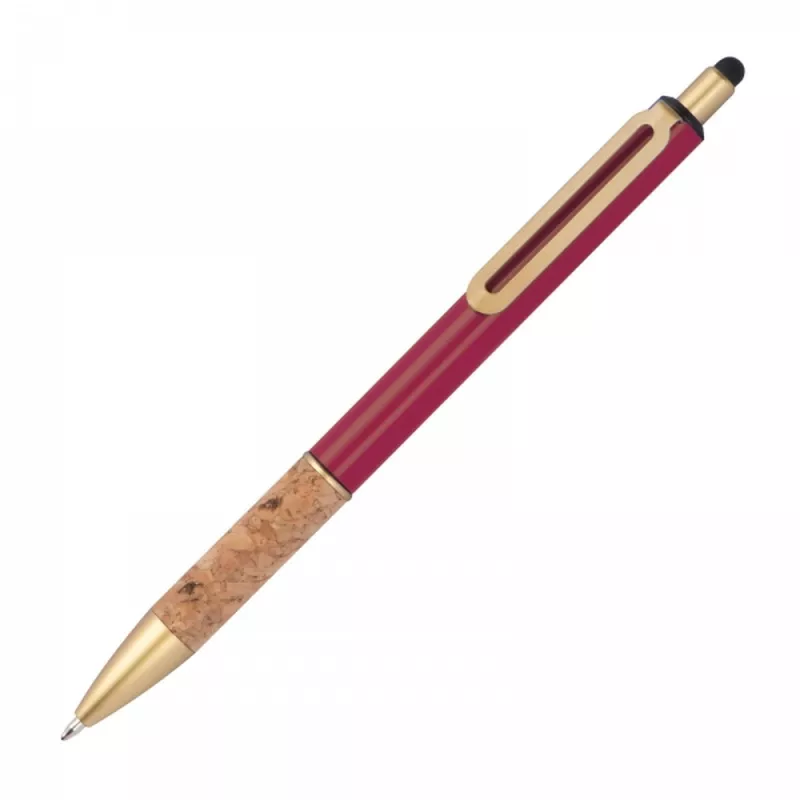 Długopis metalowy touch pen MARIAN - bordowy (1369002)