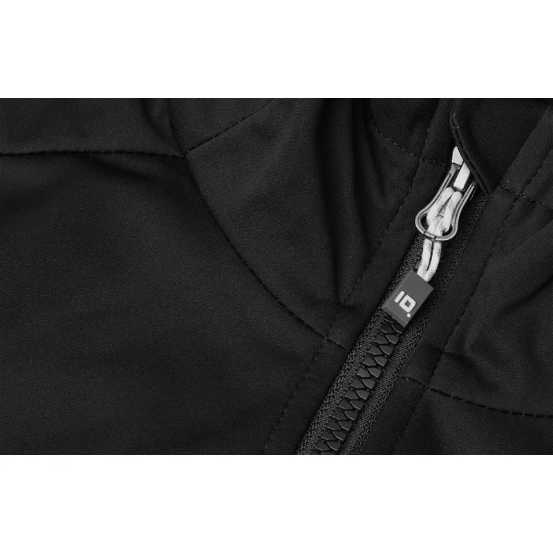 Kurtka damska ID softshell z kapturem 0837 185 g/m² - Black (0837-BLACK)