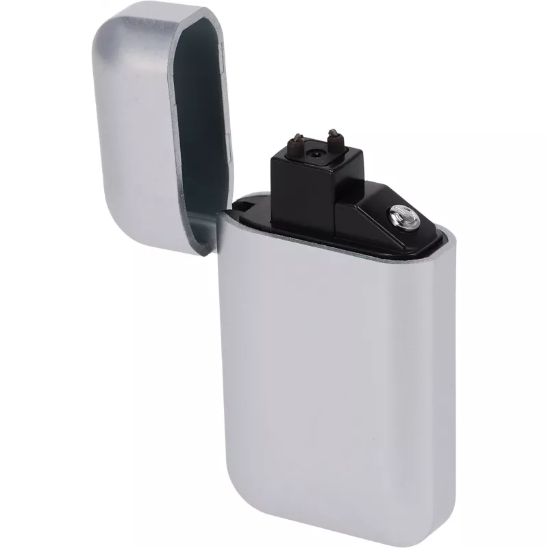 Zapalniczka z ładowaniem USB SIMONA - srebrny (9097697)