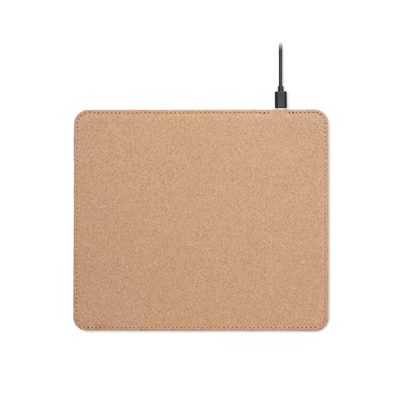 Podkładka pod mysz z ładowarką 15W WIRELESS MATTY - Bezowy (MO6476-13)