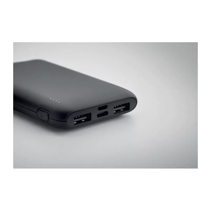 Powerbank 5000 mAh z ABS z recyklingu POWER52C - Czarny (MO2279-03)