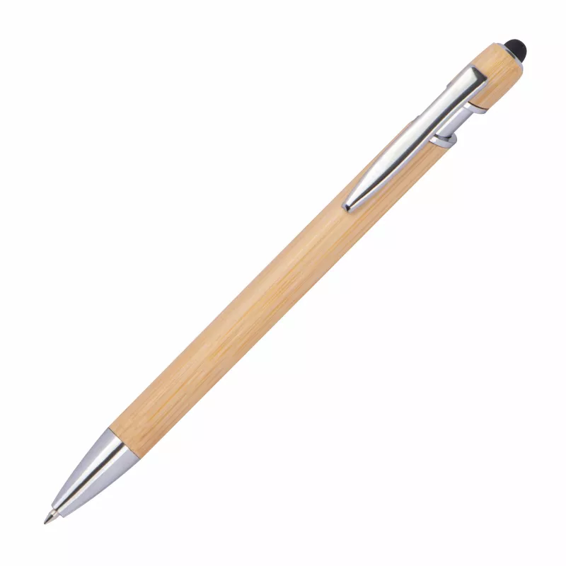 Długopis bambusowy touch pen NAIROBI - beżowy (433213)