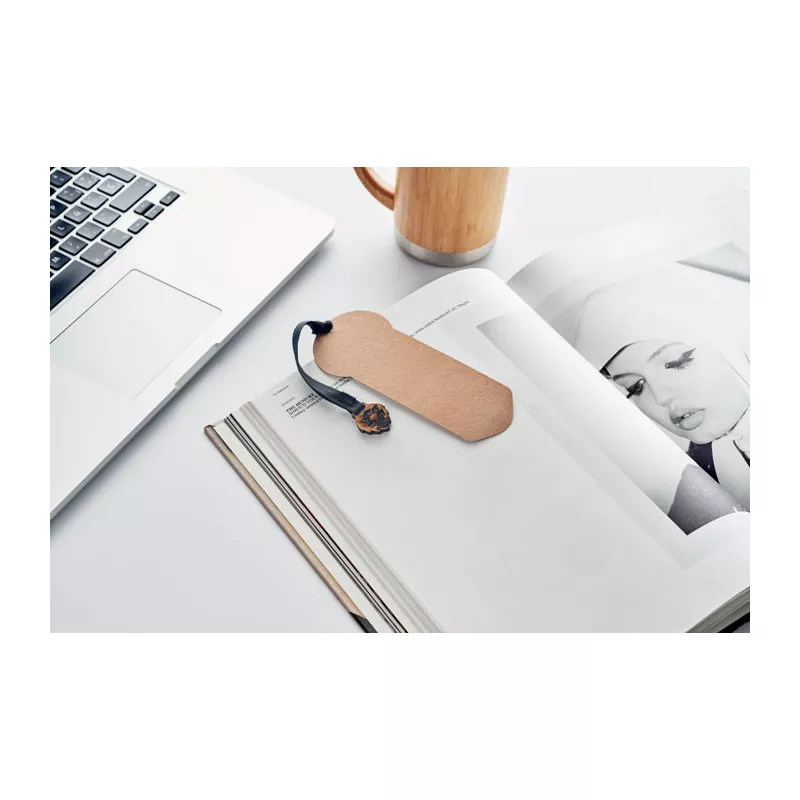 Zakładka do książki z nasionami sosny GROWBOOKMARK™ - Bezowy (MO6226-13)