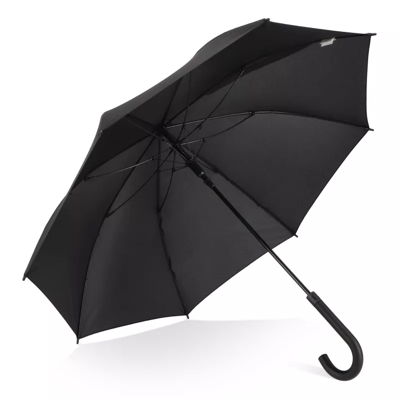 Verdure 190T Pongee 23""Wiatroodporny parasol zuchwytem, automatyczny - czarny (LT97119-N0002)