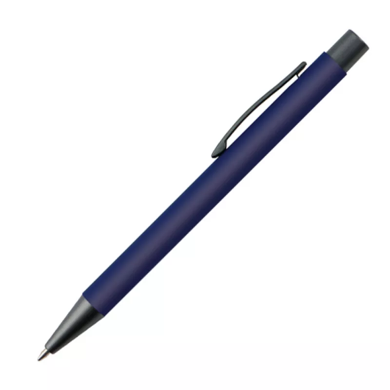 Długopis reklamowy plastikowy z metalowym klipem - granatowy (1094544)