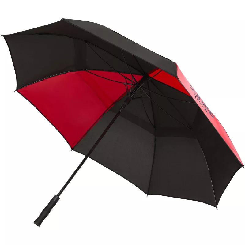 Jeff 55-calowy wiatroodporny parasol golfowy - Czerwony (10941921)
