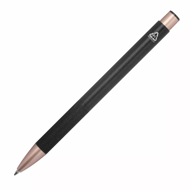 Długopis aluminiowy z recyklingu - czarny (1527003)