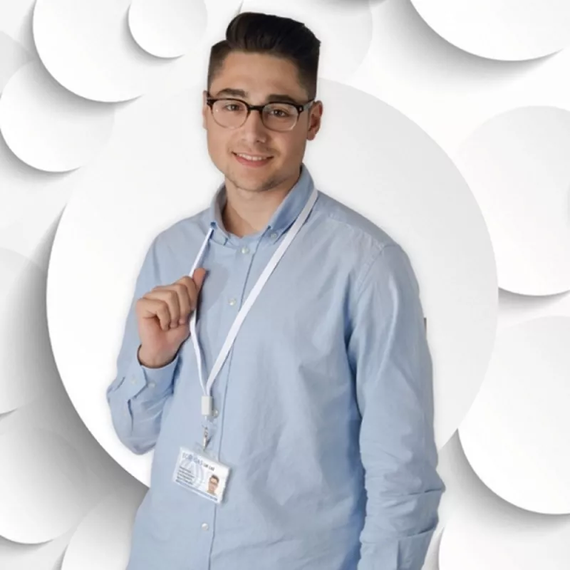 Smycz do transferu danych z micro USB LE PORT - biały (063906)