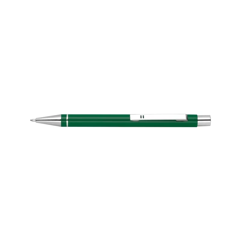 Metalowy długopis Almeira - zielony (374109)