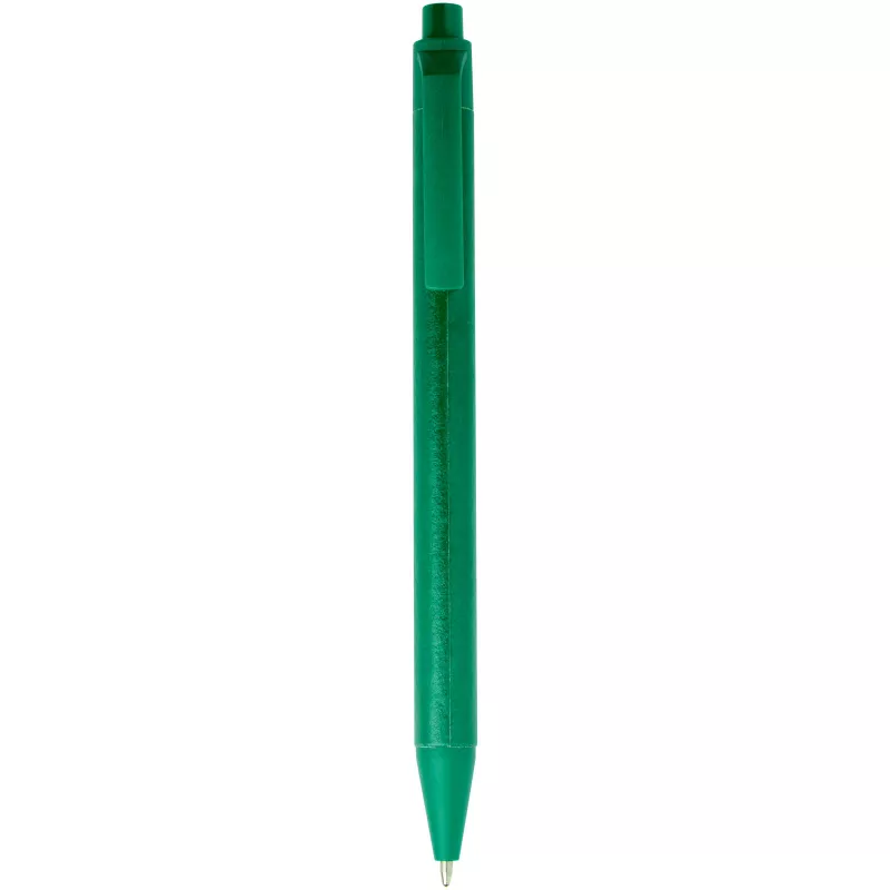 Chartik monochromatyczny długopis z papieru z recyklingu z matowym wykończeniem - Zielony (10783961)