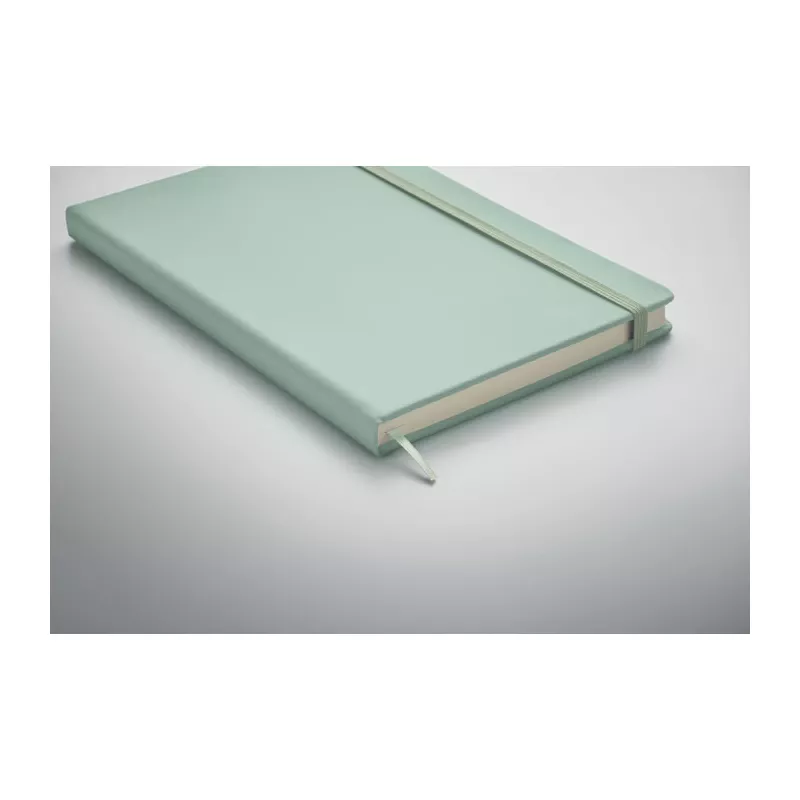 Notes A5 w okładce PU 96 kartek gładkie ARCONOT PLAIN - Miętowy Zielony (AR1804-77)