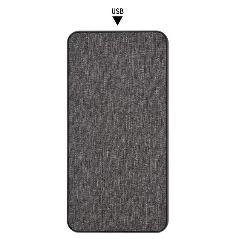 Power bank 8000 mAh RPET | Edgar - szary (V8296-19)