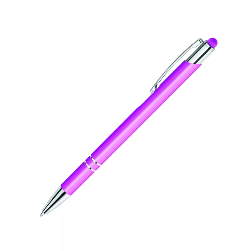 Metalowy długopis reklamowy BELLO Touch Pen - różowy (BELLO-16)