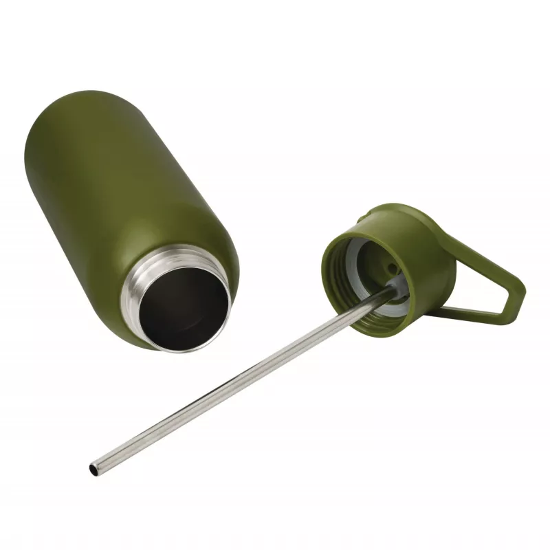 Butelka termiczna z podwójną izolacją - zielony wojskowy (56-0304812)