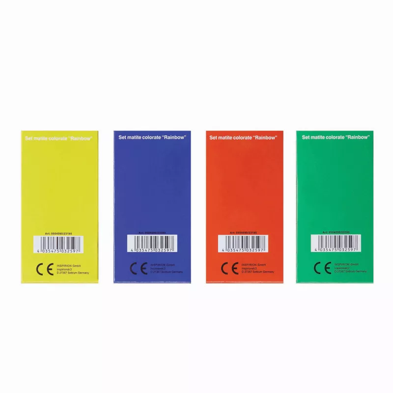 Zestaw kredek - czerwony, niebieski, zielony, żółty (56-0504090)