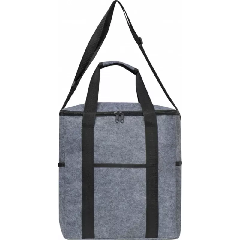 Torba termiczna z filcu rPET SANTO DOMINGO - szary (435707)